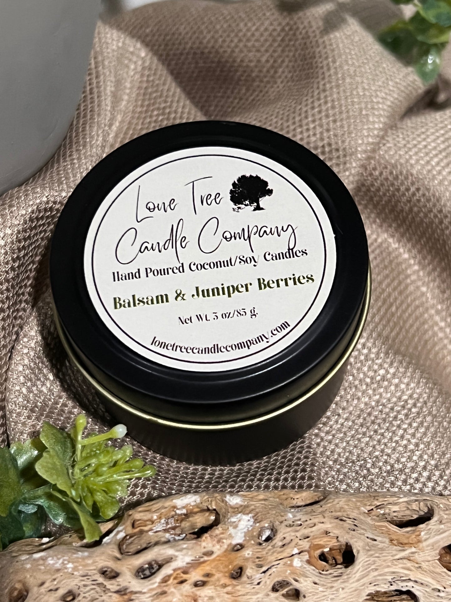 Balsam & Juniper Berries - 3 oz. Tin